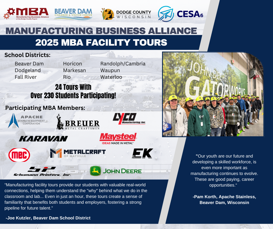 2025 MBA Tour Flyer